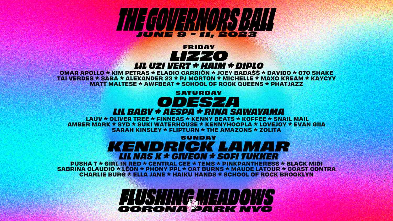 Governors Ball Music Festival - 3 Day Pass at Giveon Concert Tickets